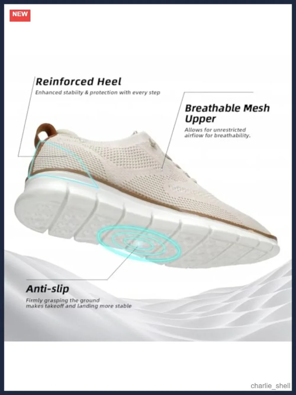 Men's Casual Dress Oxfords Mesh Walking Sneakers Business Work Shoes